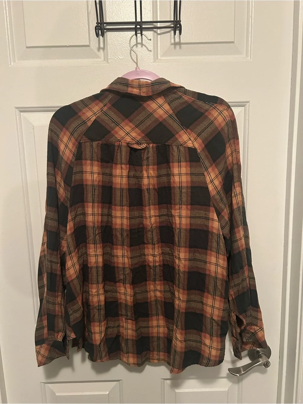 BDG Women’s Plaid Button-Down Shirt - Picture 5 of 5